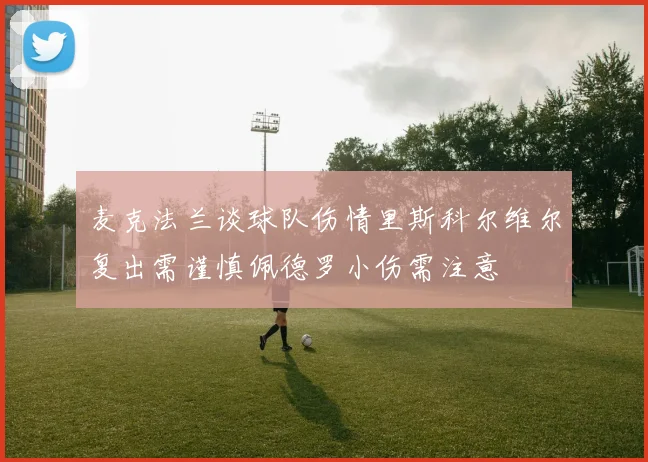 麦克法兰谈球队伤情里斯科尔维尔复出需谨慎佩德罗小伤需注意